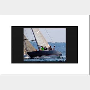 8 Metre Yacht "Aluette" Posters and Art